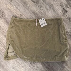 Free People Velvet Mini Skirt - Size XS